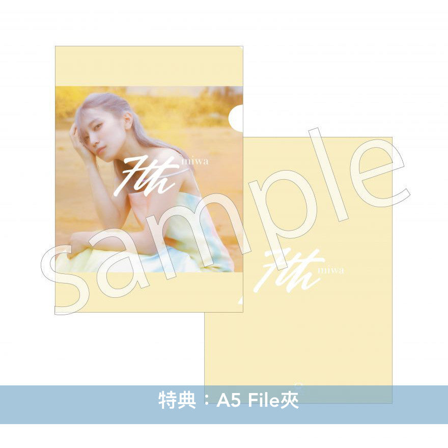 miwa 第7張原創專輯《7th》 <完全生産限定盤(CD+Blu-ray+PhotoBook+結他Pick)/初回生産限定盤(CD+Blu-ray)/通常盤(CD)>