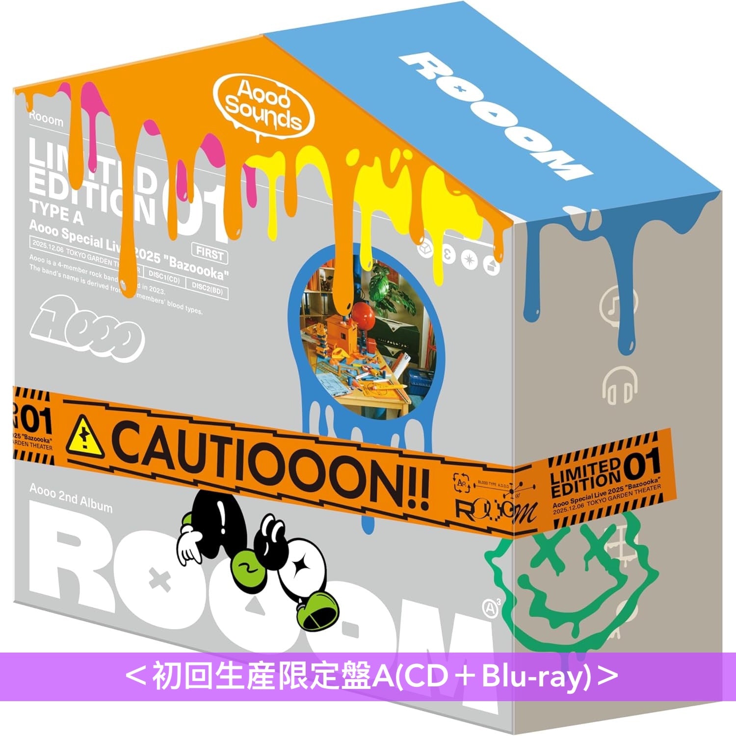Aooo 第2張原創專輯《Rooom》＜初回生産限定盤A(CD＋Blu-ray)／初回