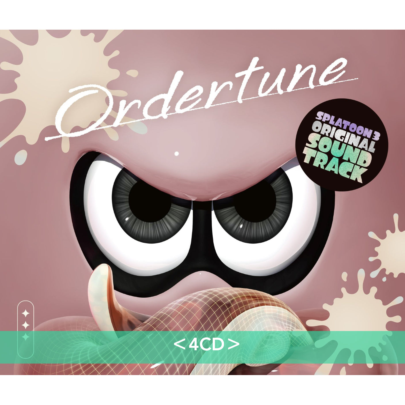 Splatoon 3 原聲專輯《Splatoon3 ORIGINAL SOUNDTRACK -Ordertune-》 <4CD>