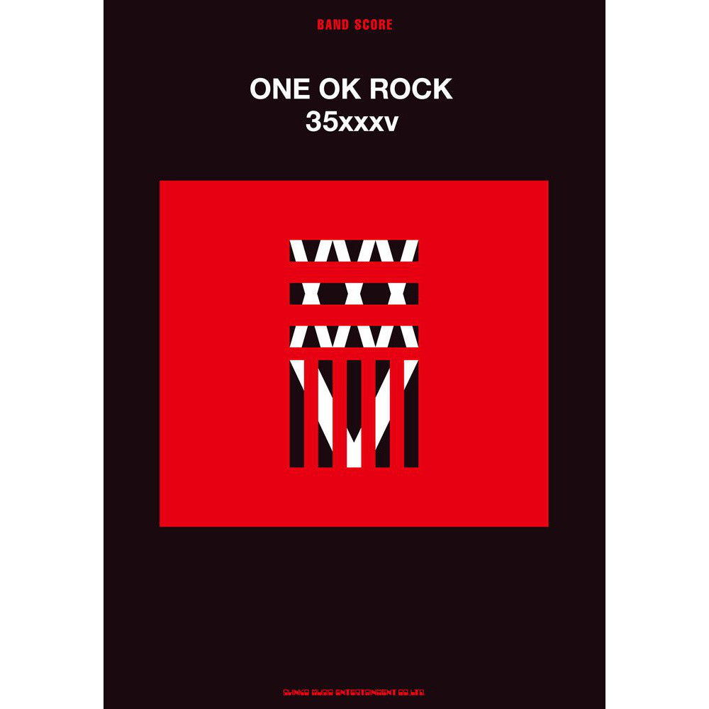 ONE OK ROCK 樂團樂譜《Eye of the Storm》、《Ambitions》、《35xxxv》