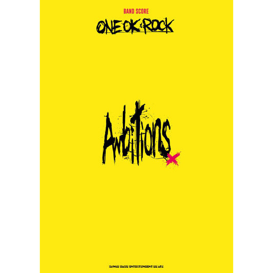 ONE OK ROCK 樂團樂譜《Eye of the Storm》、《Ambitions》、《35xxxv》