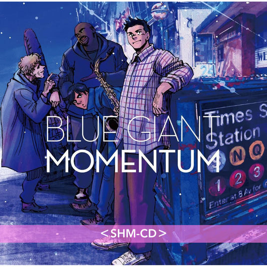 爵士漫畫「BLUE GIANT」系列最新章『MOMENTUM』合輯CD《BLUE GIANT MOMENTUM》<SHM-CD>、單曲彩膠《MOMENTUM》<限定盤(7"單曲彩膠)>