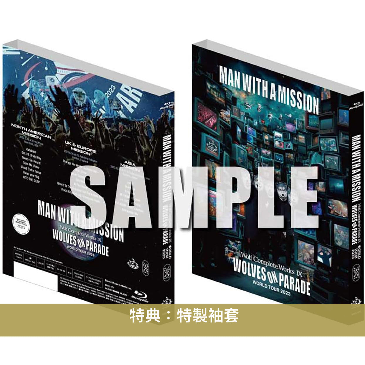 MAN WITH A MISSION Live Blu-ray《Wolf Complete Works Ⅸ ~WOLVES ON PARADE~ World Tour 2023》<Blu-ray>