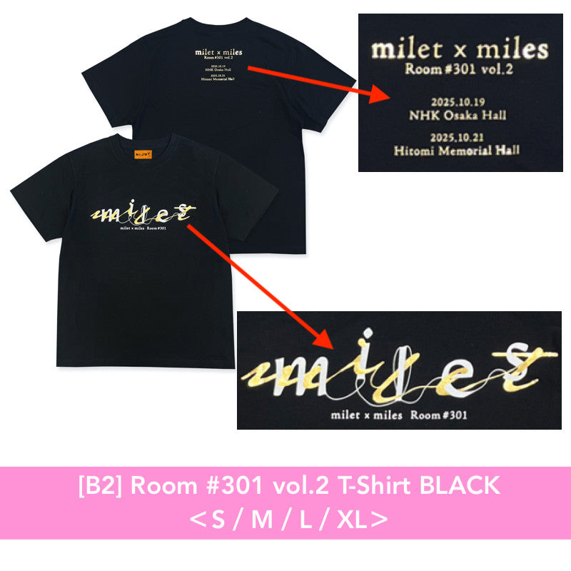 【19/10截單】milet fanclub限定Live「milet×miles Room #301 vol.2」官方周邊商品預購
