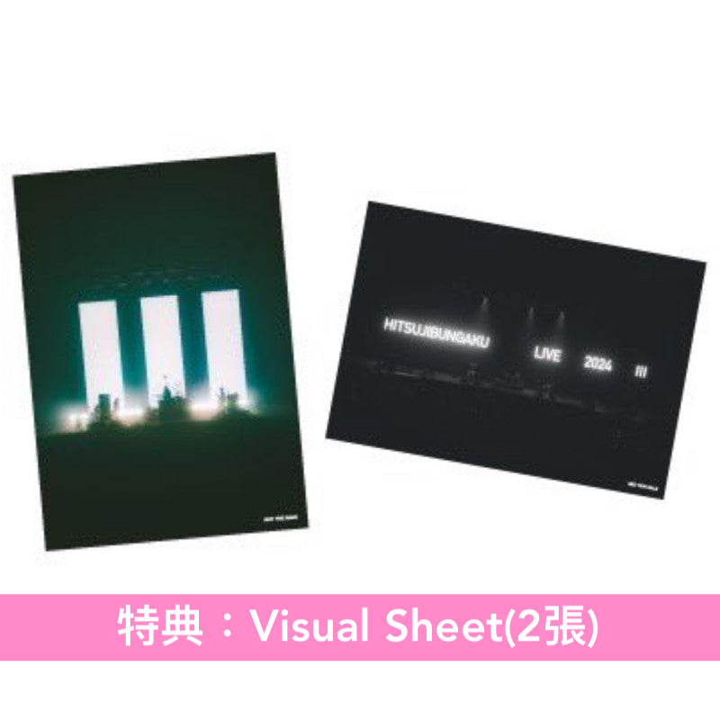 羊文学 Live Blu-ray/DVD《羊文学 LIVE 2024 "III" at 横浜アリーナ》<Blu-ray/DVD+海報+Live Photo Card+後台通行證>