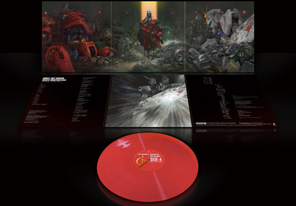 《機動戰士高達 馬沙之反擊》原聲帶OST 紅色彩膠碟 完全生産限定盤