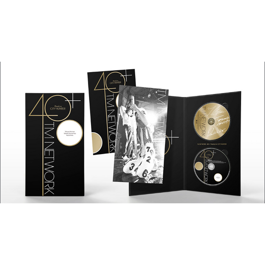 TM NETWORK出道40週年紀念CD《40+ ~Thanks to CITY HUNTER~》<完全生産限定盤(2CD+Booklet)> 收錄多首「城市獵人」相關歌曲