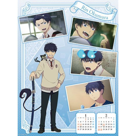 動畫「青之驅魔師 島根啓明結社篇」2025年掛牆日本月曆 <42x59.4cm>