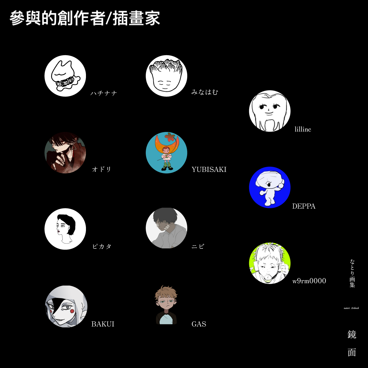 【13/1截單】Natori (なとり) 首本畫集《なとり画集「鏡面」》<72頁・原創插圖+文字闡述・內附來自なとり的信・印有獨立序號>