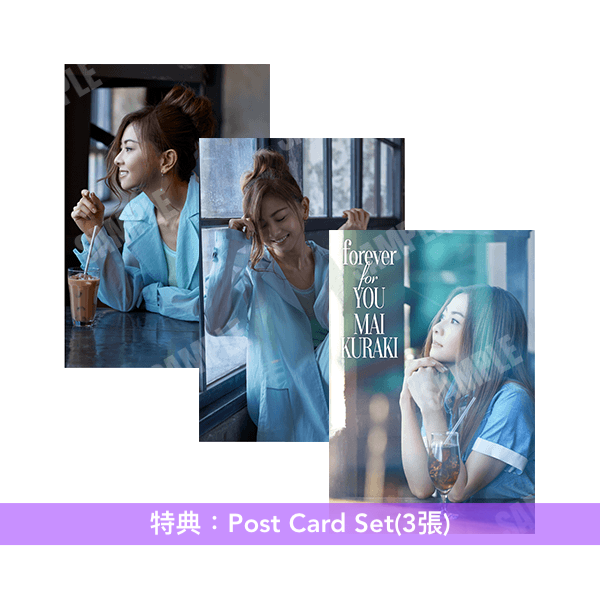 倉木麻衣 出道25周年特別發行EP《forever for YOU》 <初回限定盤A、B(CD+DVD)/通常盤(CD)/名探偵柯南盤A、B(CD+亞加力膠擺設)>