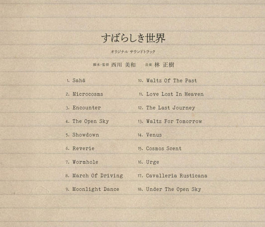 《東京蒼穹下》電影OST原聲大碟CD 日版