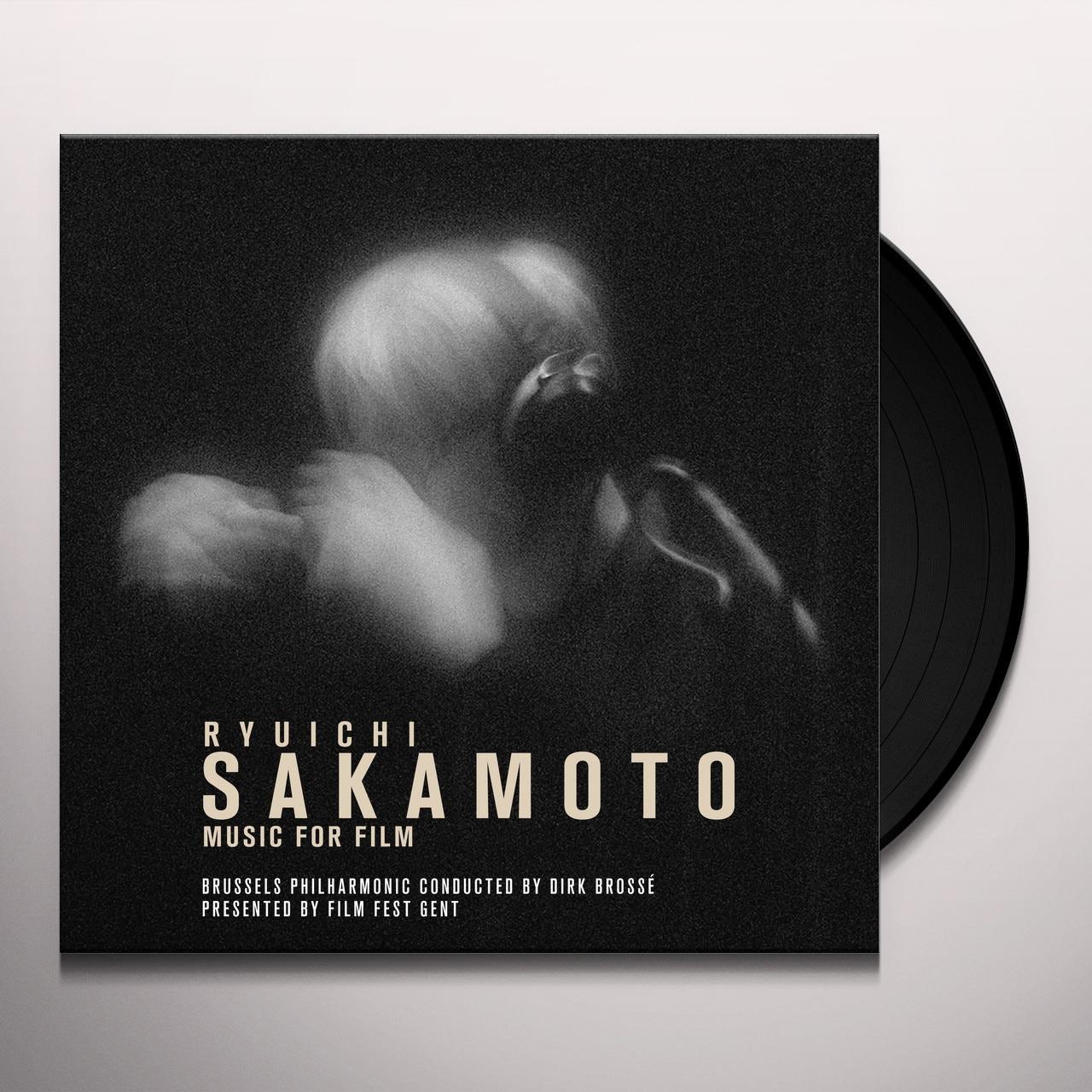 坂本龍一 Ryuichi Sakamoto "Music For Film" 2LP 黑色潑墨圖案彩膠