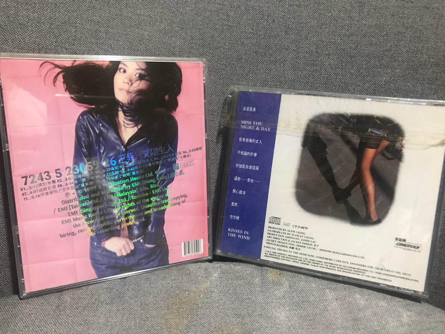 王靖雯/王菲專輯2張--《Coming Home》(1992)、《只愛陌生人》(1999)