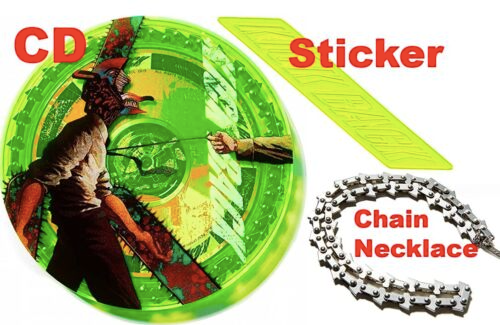 米津玄師 第13張單曲CD《Kick Back》(《鏈鋸人》主題曲) - 初回限定Chainsaw盤 (CD+頸鏈+貼紙)