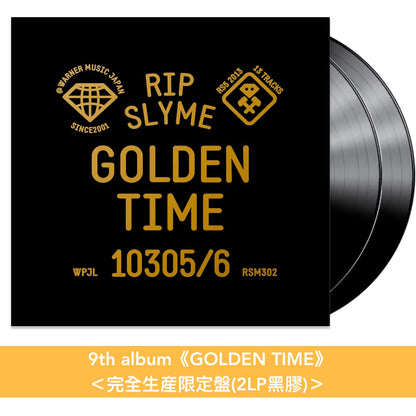RIP SLYME 組成25周年紀念 第1～10張原創專輯 黑膠《FIVE》、《TOKYO CLASSIC》、《TIME TO GO》、《MASTERPIECE》、《EPOCH》、《FUNFAIR》、《JOURNEY》、《STAR》、《GOLDEN TIME》、《10》＜完全生産限定盤(2LP黑膠)＞