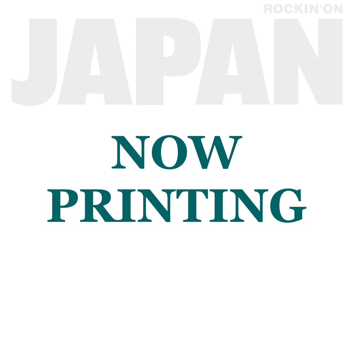 日本雜誌《ROCKIN'ON JAPAN》＜17.5x24cm＞