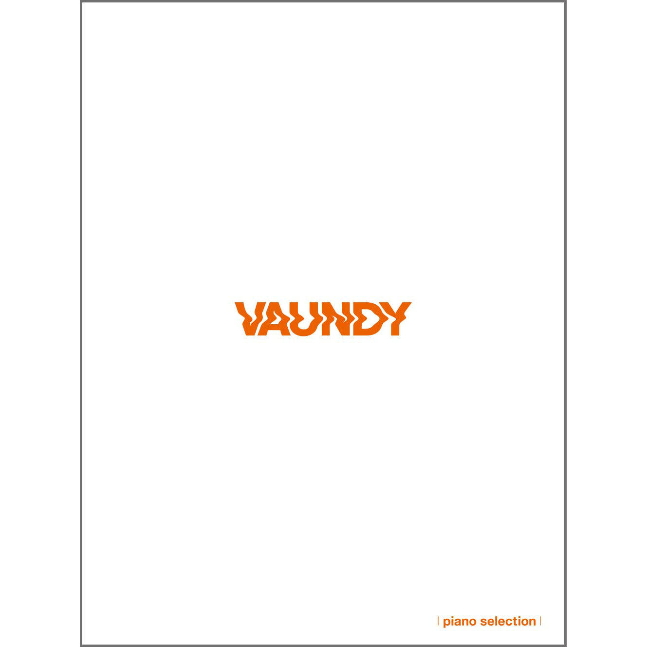 Vaundy 鋼琴樂譜《Piano Selection》12曲目／中級難度／80頁