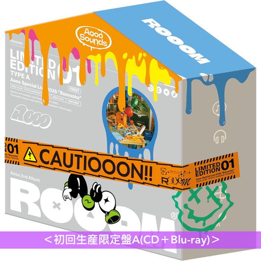 Aooo 第2張原創專輯《Rooom》＜初回生産限定盤A(CD＋Blu-ray)／初回生産限定盤B(CD＋Blu-ray)／通常盤(CD)＞