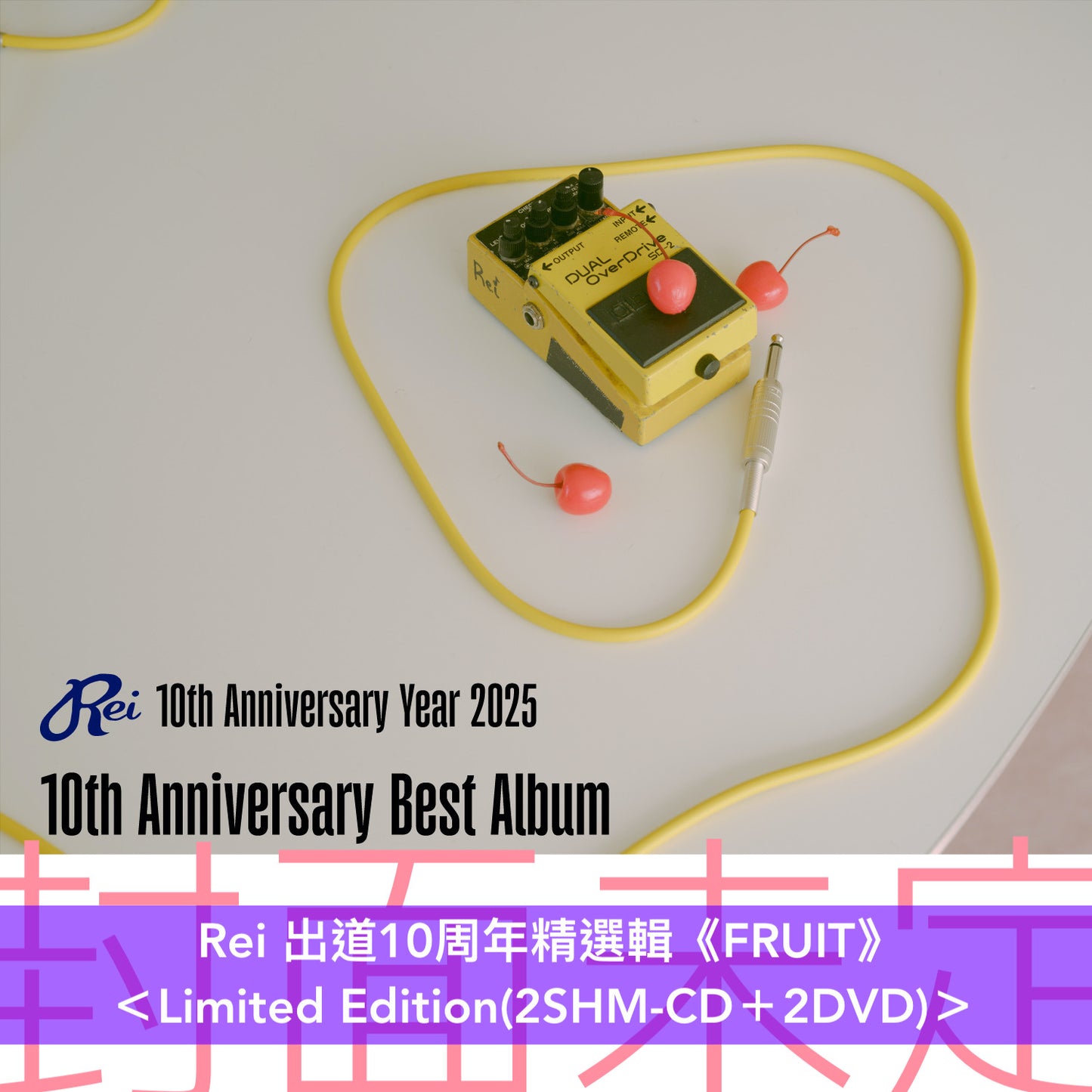 Rei 出道10周年精選輯《FRUIT》＜Limited Edition(2SHM-CD＋2DVD) ／Standard Edition(SHM-CD)＞