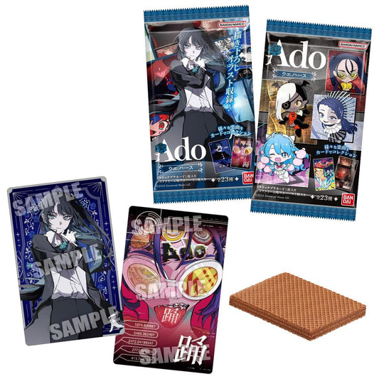 Ado 威化餅 ＜附金屬印刷卡(8.6x5.4cm／隨機1款・全23款)＞
