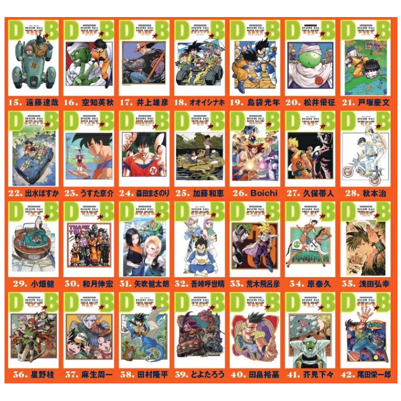 漫畫「龍珠」連載40周年紀念全套雙封面漫畫《DRAGON BALL 全42巻セット Double Cover Box》＜全42卷＋雙面封面插圖卡Set＋索引分類標籤Set＞