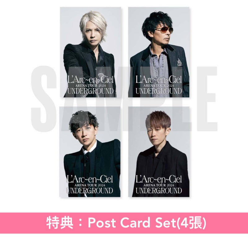 L'Arc～en～Ciel Live Blu-ray/DVD《ARENA TOUR 2024 UNDERGROUND》＜通常盤(Blu-ray/DVD＋2CD＋Booklet)＞