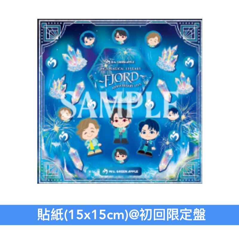 Mrs.GREEN APPLE 出道10周年電影Blu-ray/DVD《MGA MAGICAL 10 YEARS