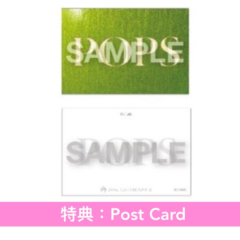 Mrs. GREEN APPLE 第6張原創專輯《POPS》＜初回生産限定BOX(CD＋Blu-ray/DVD＋亞加力膠板Set＋酒吧鏡＋公仔掛飾)／初回生産限定盤(CD＋Blu-ray/DVD)／通常盤(CD)＞
