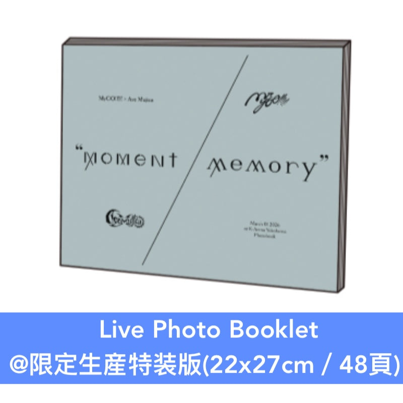 MyGO!!!!! x Ave Mujica 聯合演唱會 Blu-ray《MyGO!!!!!×Ave Mujica ツーマンライブ「“moment/memory”」》＜限定生産特装版(Blu-ray＋Live Photo Booklet＋畫布板Set＋封面圖貼紙＋第二封面)／通常版(Blu-ray＋封面圖貼紙＋第二封面)＞