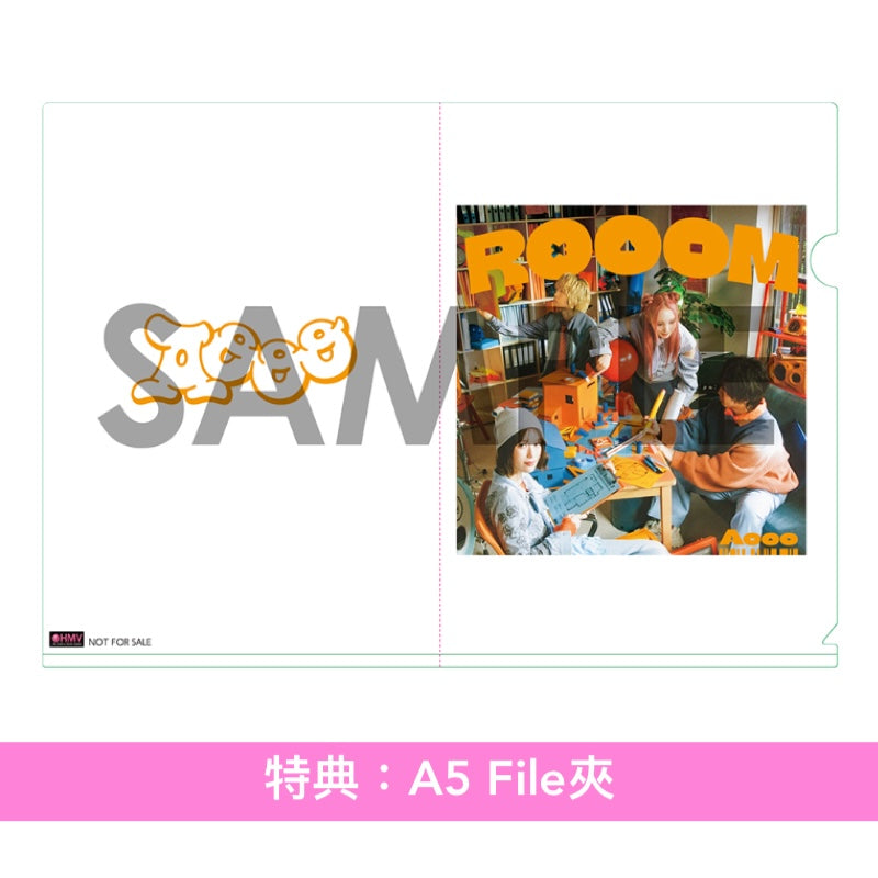 Aooo 第2張原創專輯《Rooom》＜初回生産限定盤A(CD＋Blu-ray)／初回生産限定盤B(CD＋Blu-ray)／通常盤(CD)＞