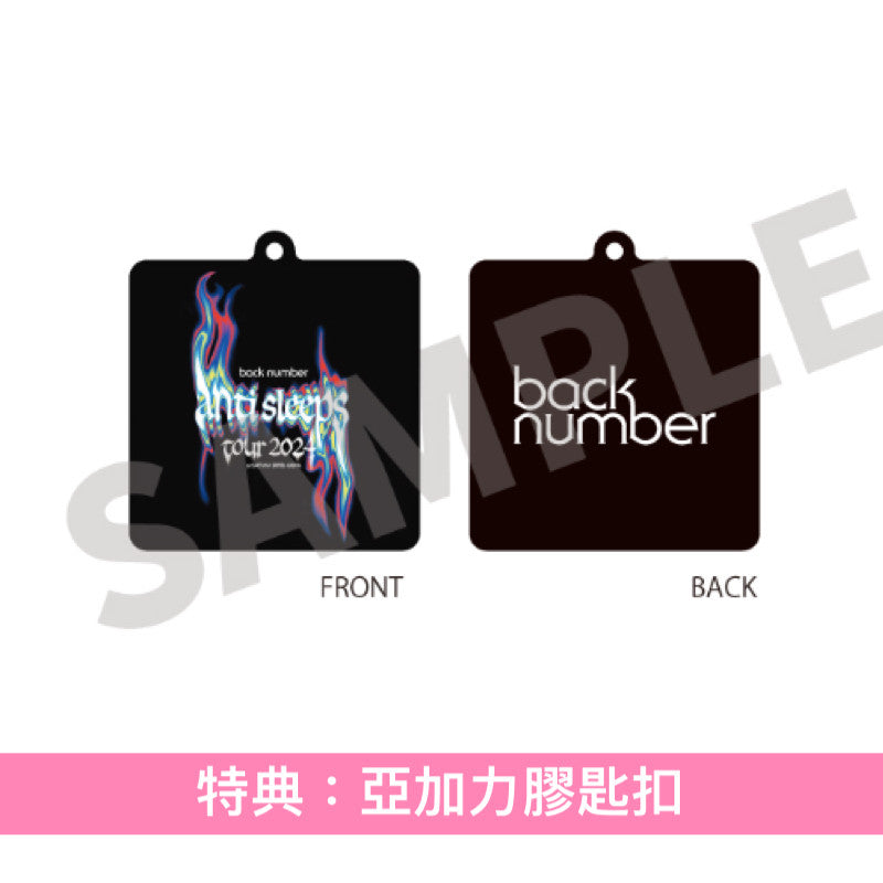 back number Live Blu-ray/DVD《back number "anti sleeps tour 2024" at SAITAMA SUPER ARENA》＜初回限定BOX(2Blu-ray/3DVD＋PHOTO BOOK＋通行證連頸帶＋金屬匙扣＋後台通行證貼紙)／通常盤(2Blu-ray/3DVD)＞