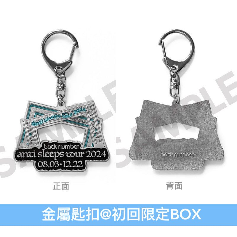 back number Live Blu-ray/DVD《back number "anti sleeps tour 2024" at SAITAMA SUPER ARENA》＜初回限定BOX(2Blu-ray/3DVD＋PHOTO BOOK＋通行證連頸帶＋金屬匙扣＋後台通行證貼紙)／通常盤(2Blu-ray/3DVD)＞