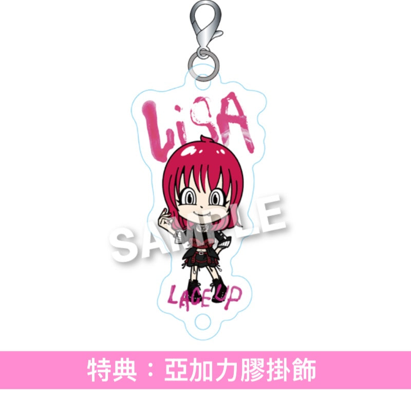 LiSA 第7張原創專輯《LACE UP》＜完全数量生産限定盤(CD＋Blu-ray＋布掛畫＋多功能收納架＋Photo Book)／初回生産限定盤(CD＋Blu-ray/DVD＋Photo Book)／通常盤(CD)＞