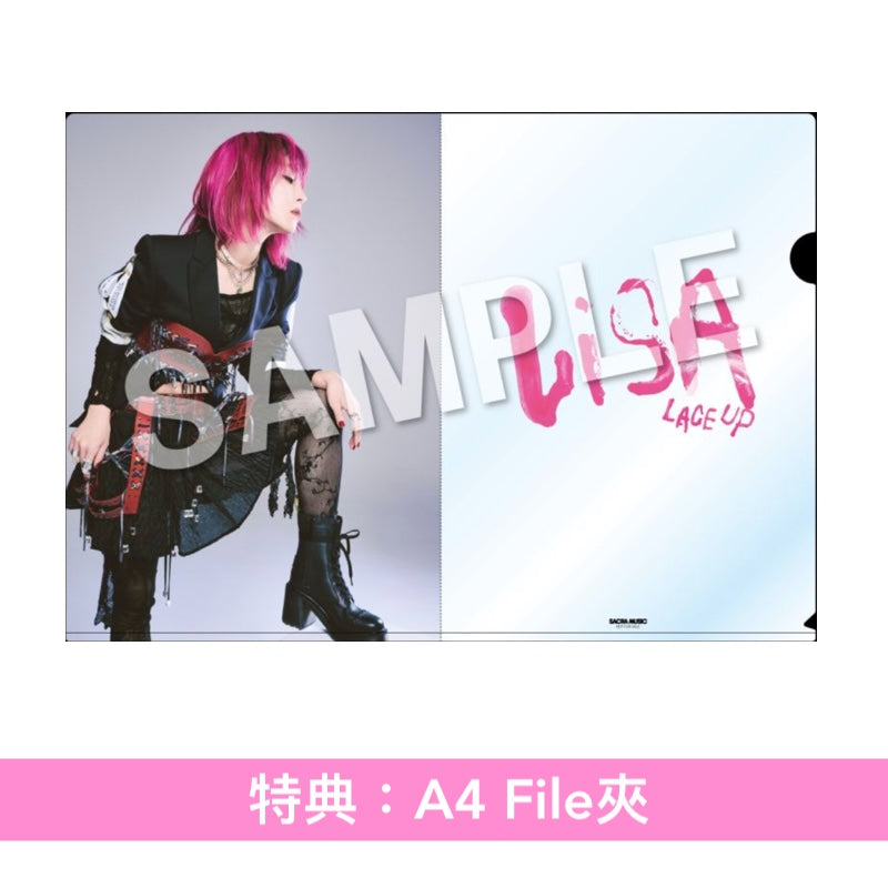 LiSA 第7張原創專輯《LACE UP》＜完全数量生産限定盤(CD＋Blu-ray＋布