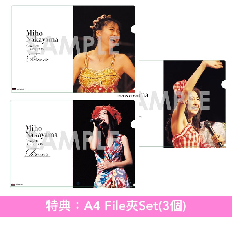 中山美穂 80～90年代演唱會HD高清重製 Blu-ray Box《Miho Nakayama Complete Blu-ray BOX～Forever》＜5Blu-ray＞