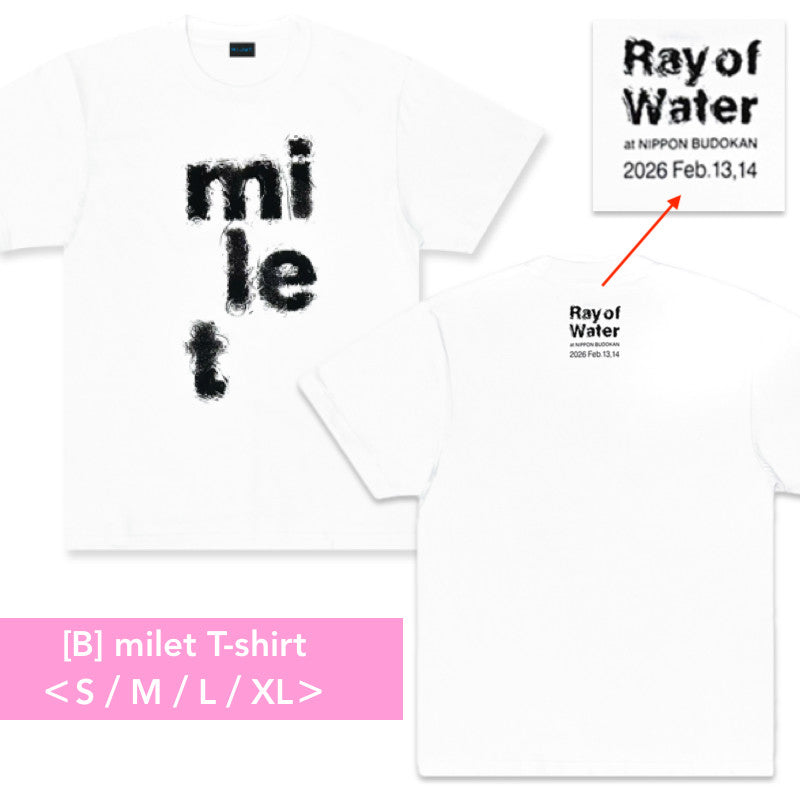milet 日本武道館Live「Ray of Water」官方周邊商品預購＊買滿$500可享