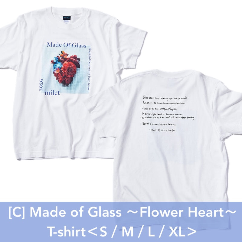 【6/9前限時優惠】milet Live Tour「Made of Glass」官方周邊商品預購