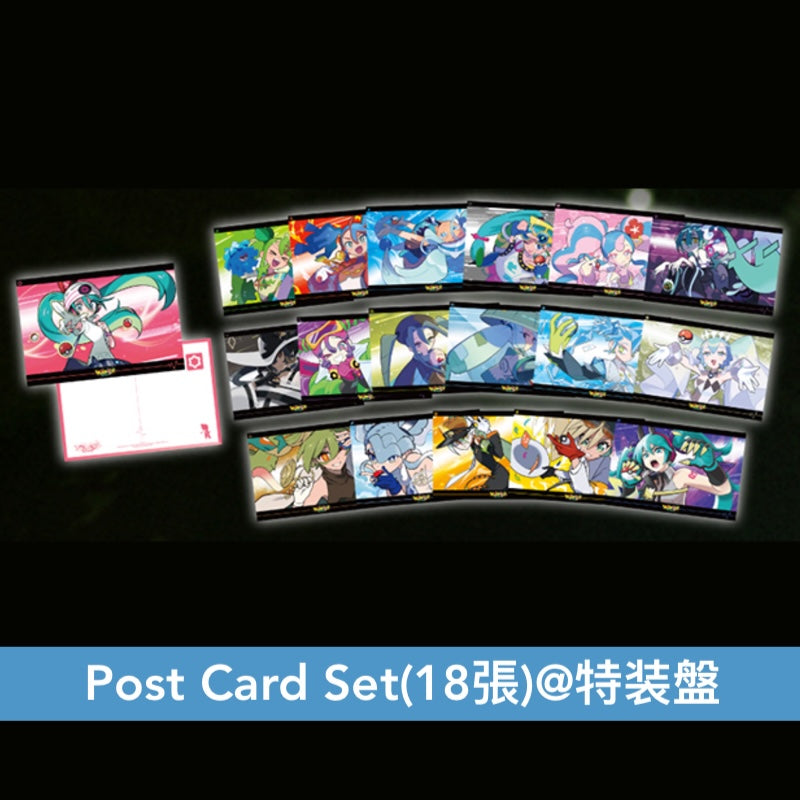 Pokemon feat. 初音未來 Live Blu-ray《ポケモン feat.初音ミク VOLTAGE Live!》＜特装盤(Blu-ray＋Special Book＋亞加力膠立牌Set＋Post Card Set)＞
