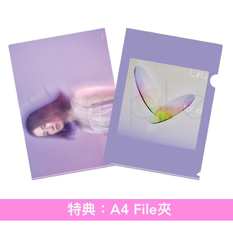 Uru 第4張原創專輯《tone》＜初回生産限定盤A[映像盤](CD＋Blu-ray)／初回生産限定盤B[翻唱盤](2CD)／通常盤(CD)＞