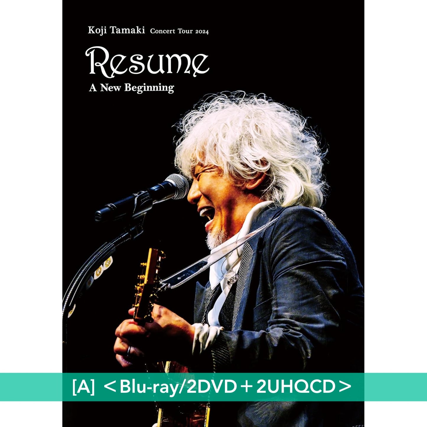 玉置浩二 Live Blu-ray/DVD《玉置浩二 Concert Tour 2024 Resume ～レジューム 新たな始まり》、《玉置浩二 with 故郷楽団 10周年 Concert Tour 2025 ～blue eggplant field》＜Blu-ray/2DVD＋2UHQCD＞