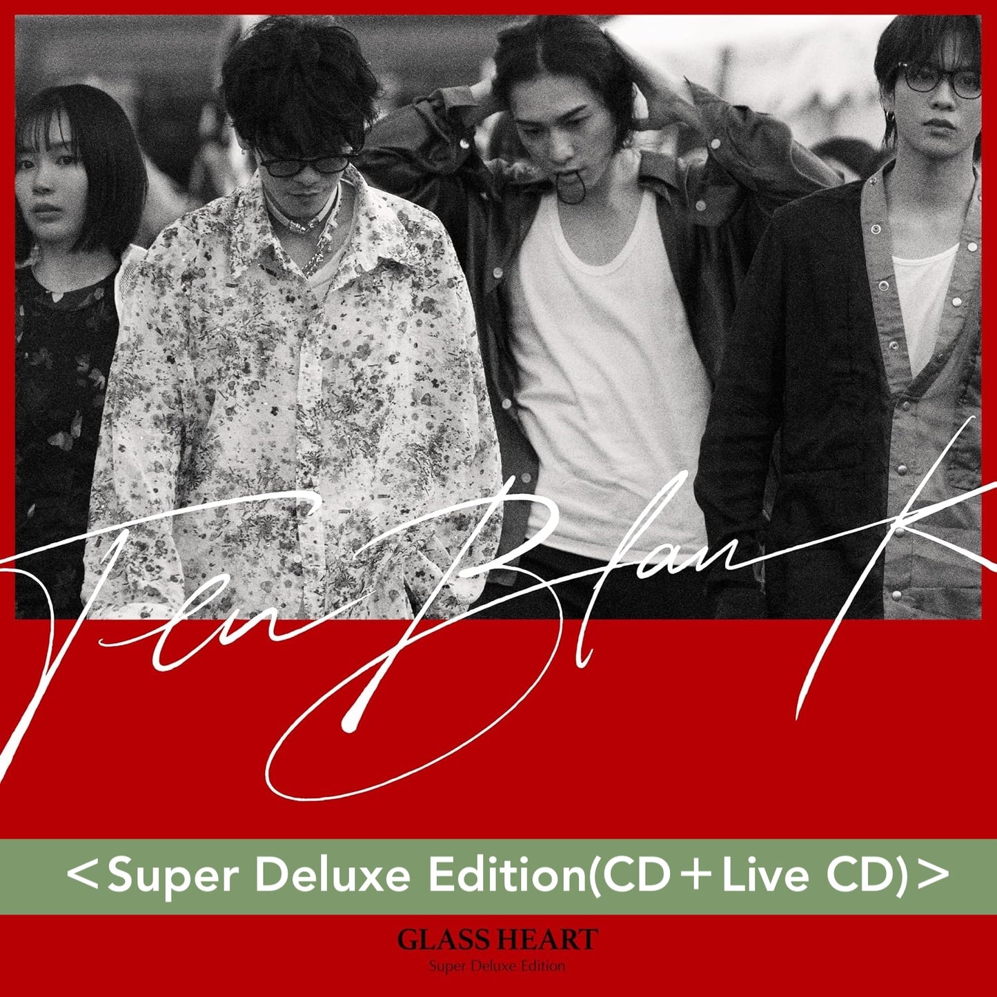 日劇「Glass Heart」劇中樂團 TENBLANK 首張原創專輯 特別版《Glass Heart》＜Super Deluxe Edition(CD＋Live CD)＞