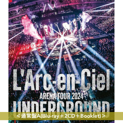L'Arc～en～Ciel Live Blu-ray/DVD《ARENA TOUR 2024 UNDERGROUND》＜通常盤(Blu-ray/DVD＋2CD＋Booklet)＞