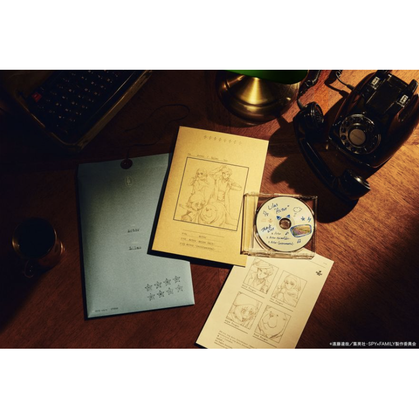 幾田りら 單曲CD《Actor》動畫「SPY×FAMILY」第3季片尾曲 ＜完全生産限定盤(CD＋信封＋兩摺File夾)＞