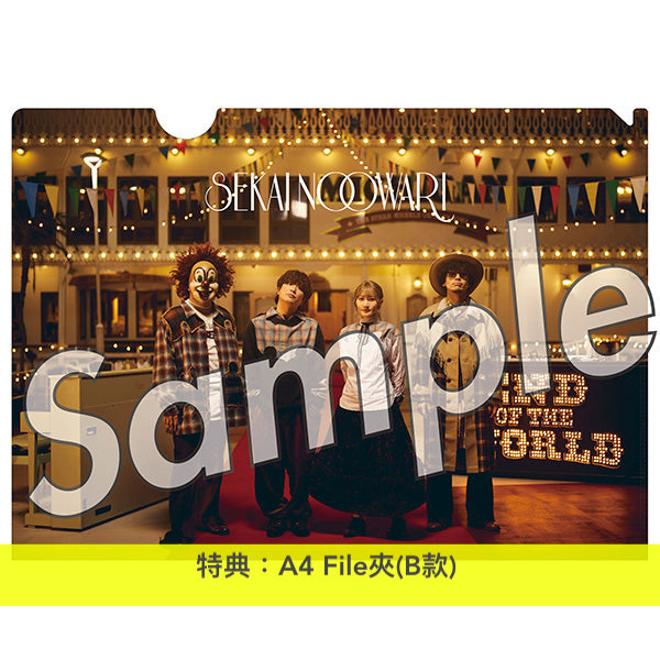 SEKAI NO OWARI 第7張原創專輯《Nautilus》＜完全数量限定Deluxe盤(3CD＋Blu-ray＋Hard Cover Tray Book＋Art Book)／初回限定盤(CD＋Blu-ray＋Live Photo Book)／通常盤(CD)＞