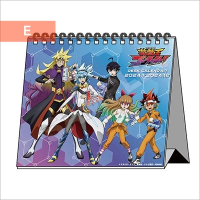 日本動漫2024年桌上月曆 「ONE PIECE 海賊王」、「呪術廻戦」、「SPY×FAMILY」、「遊戲王 怪獸之決鬥」、「遊戲王 GO RUSH!!」、「刀剣乱舞-ONLINE-」、「夏目友人帳」、「鬼太郎」＜日版月曆＞