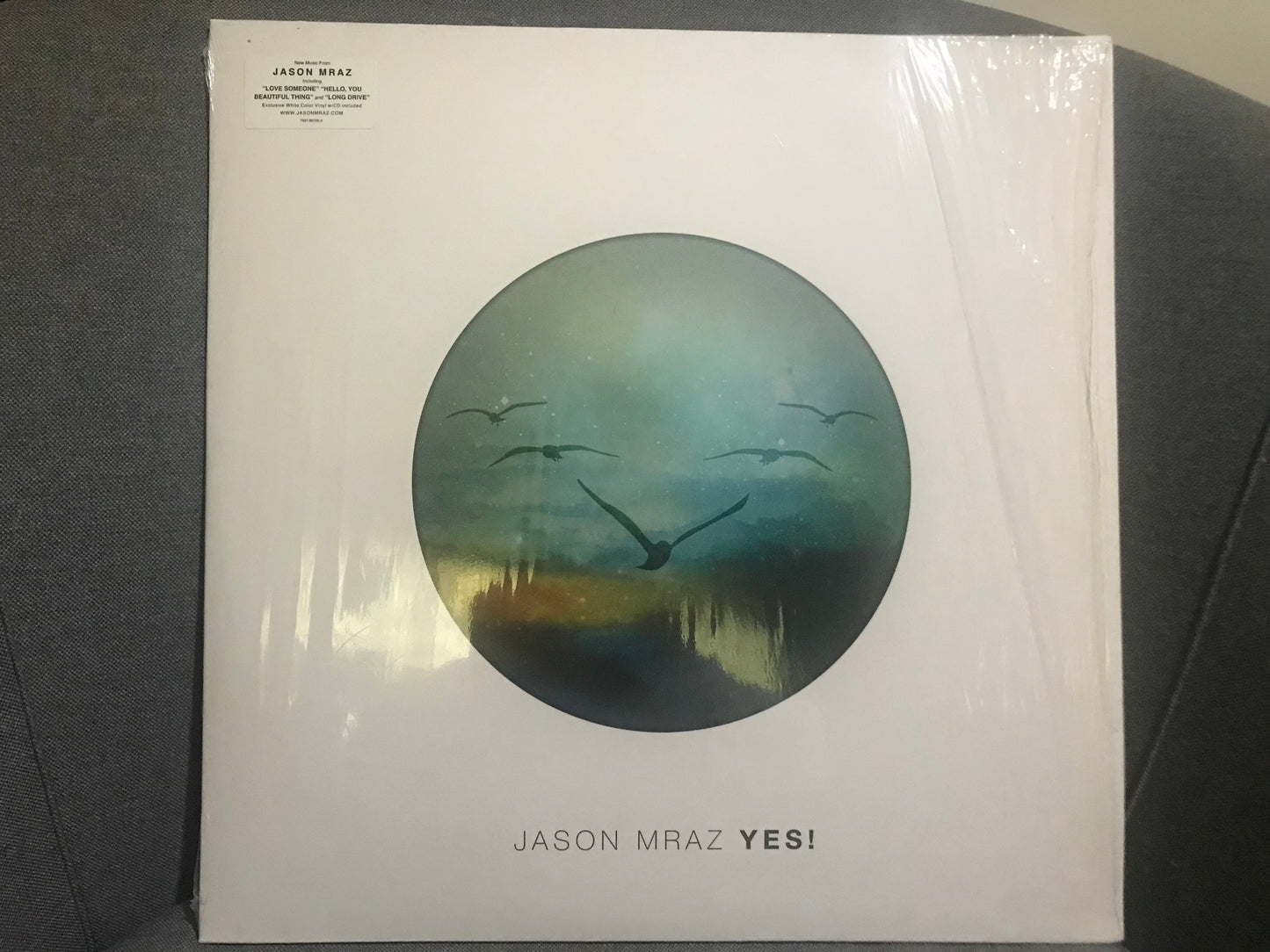 [80%新] Jason Mraz "Yes!" 白色黑膠特別版 ＋ CD