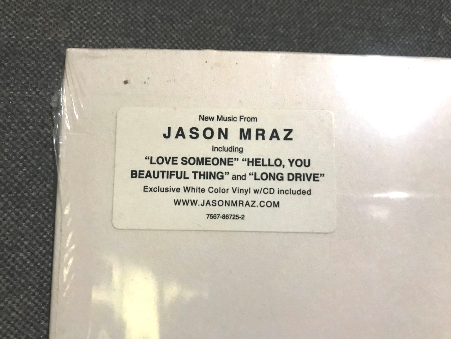 [80%新] Jason Mraz "Yes!" 白色黑膠特別版 ＋ CD